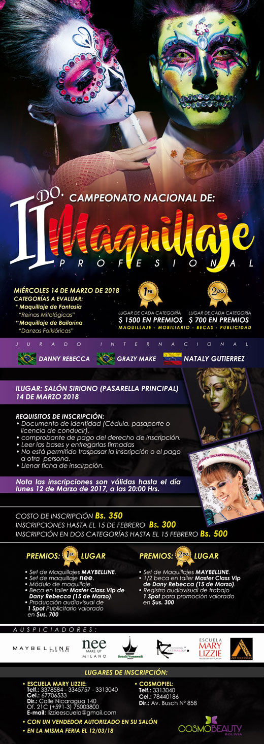 II Campeonato Nacional de Maquillaje Profesional