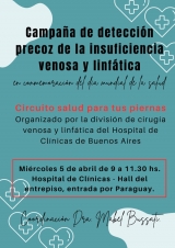 Campaa de deteccin precoz de la insuficiencia venosa y linftica