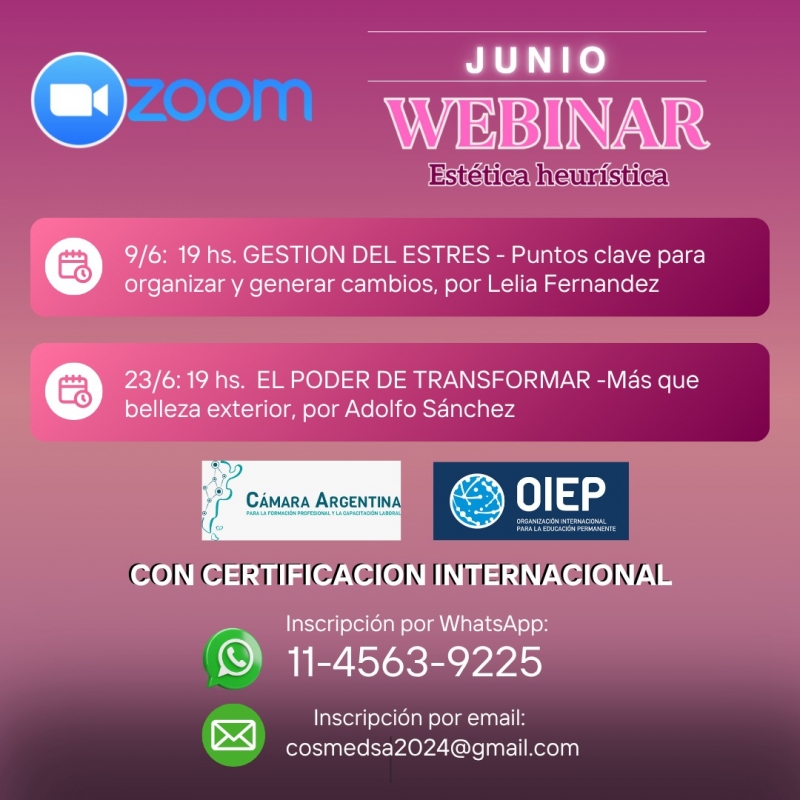 Webinar > Esttica heurstica: gestin del estres